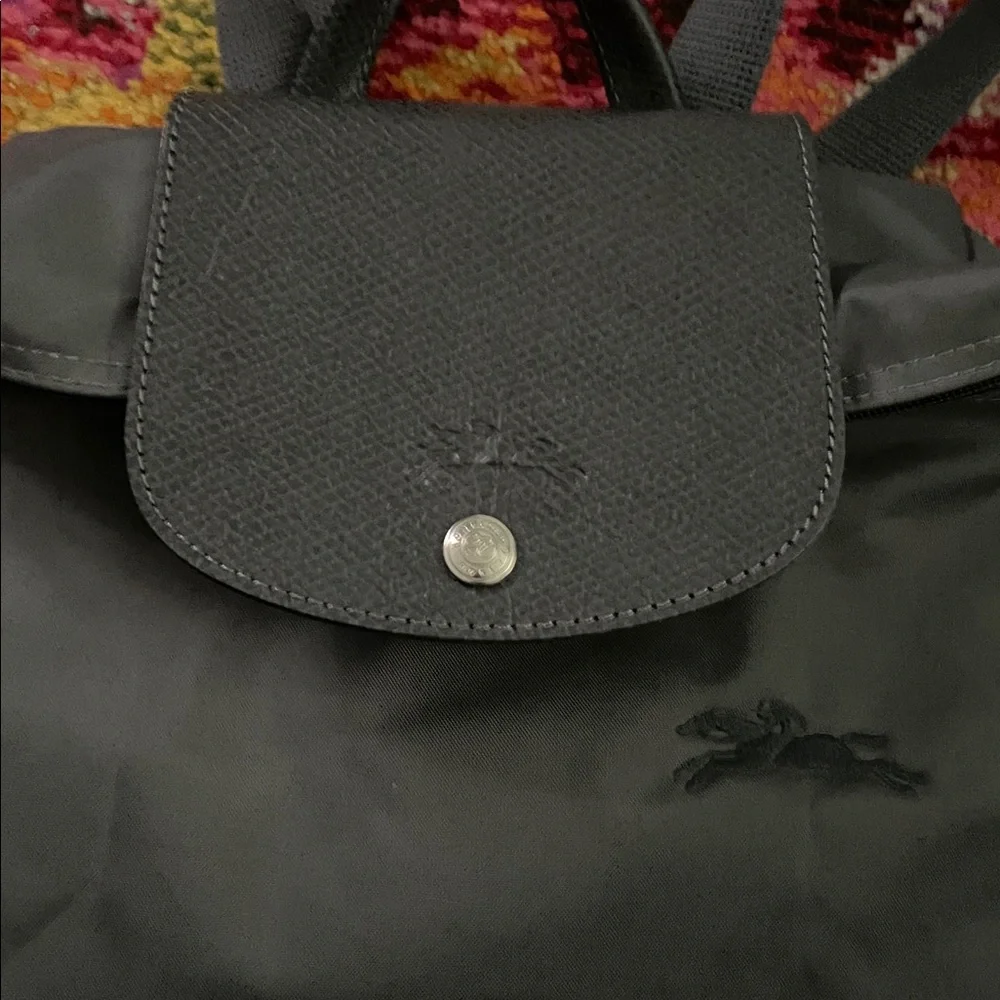 Longchamp Mini Backpack - Graphite/Gray Excellent Condition - Picture 2 of 16